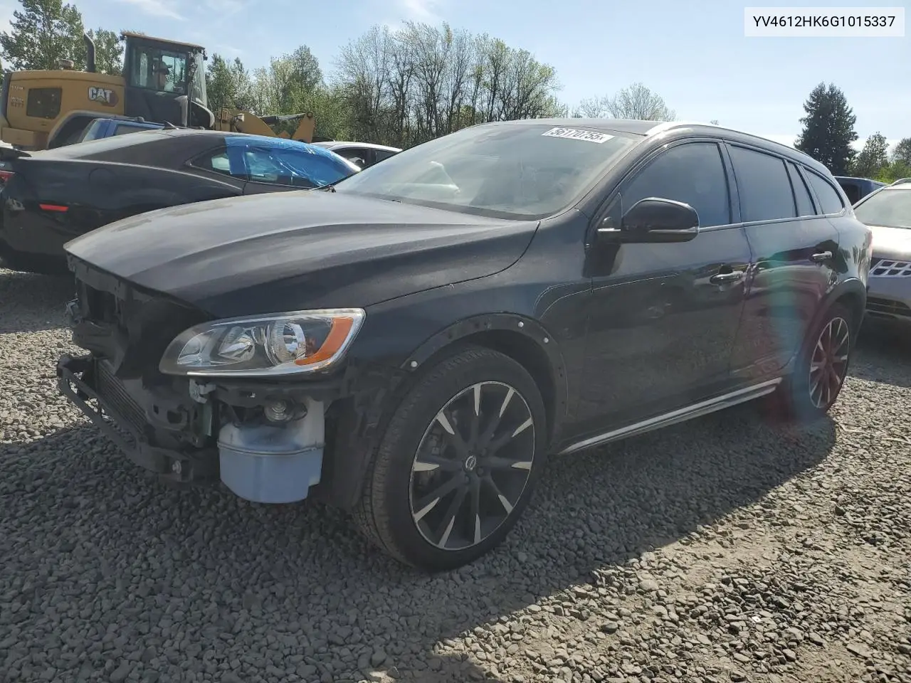 2016 Volvo V60 Cross Country Premier VIN: YV4612HK6G1015337 Lot: 56170755