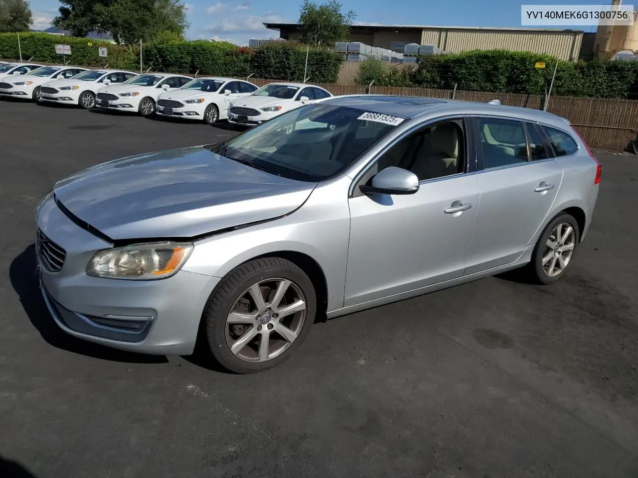 yv140mek6g1300756 YV140MEK6G1300756 2016 Volvo V60 T5 Premier