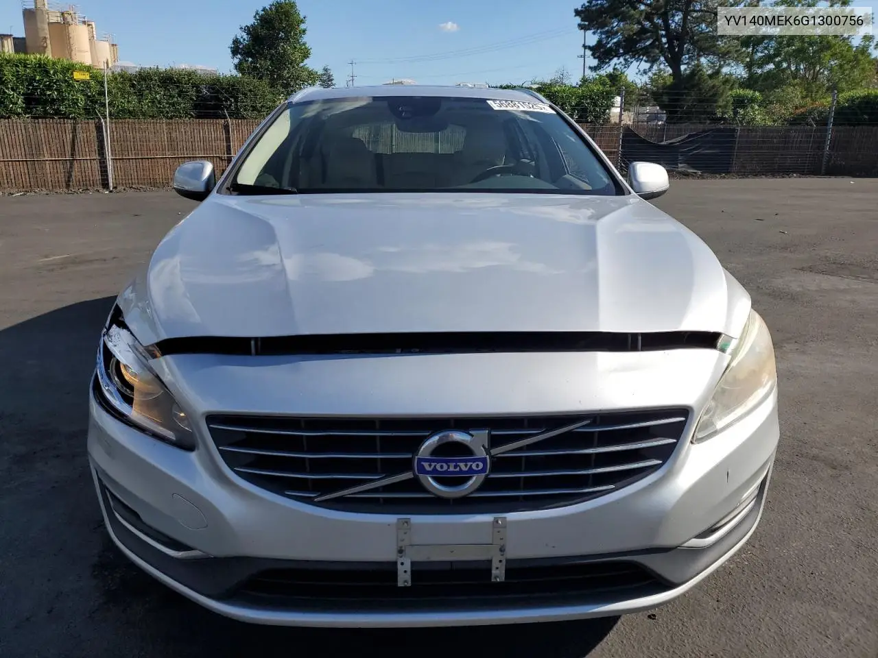 yv140mek6g1300756 YV140MEK6G1300756 2016 Volvo V60 T5 Premier
