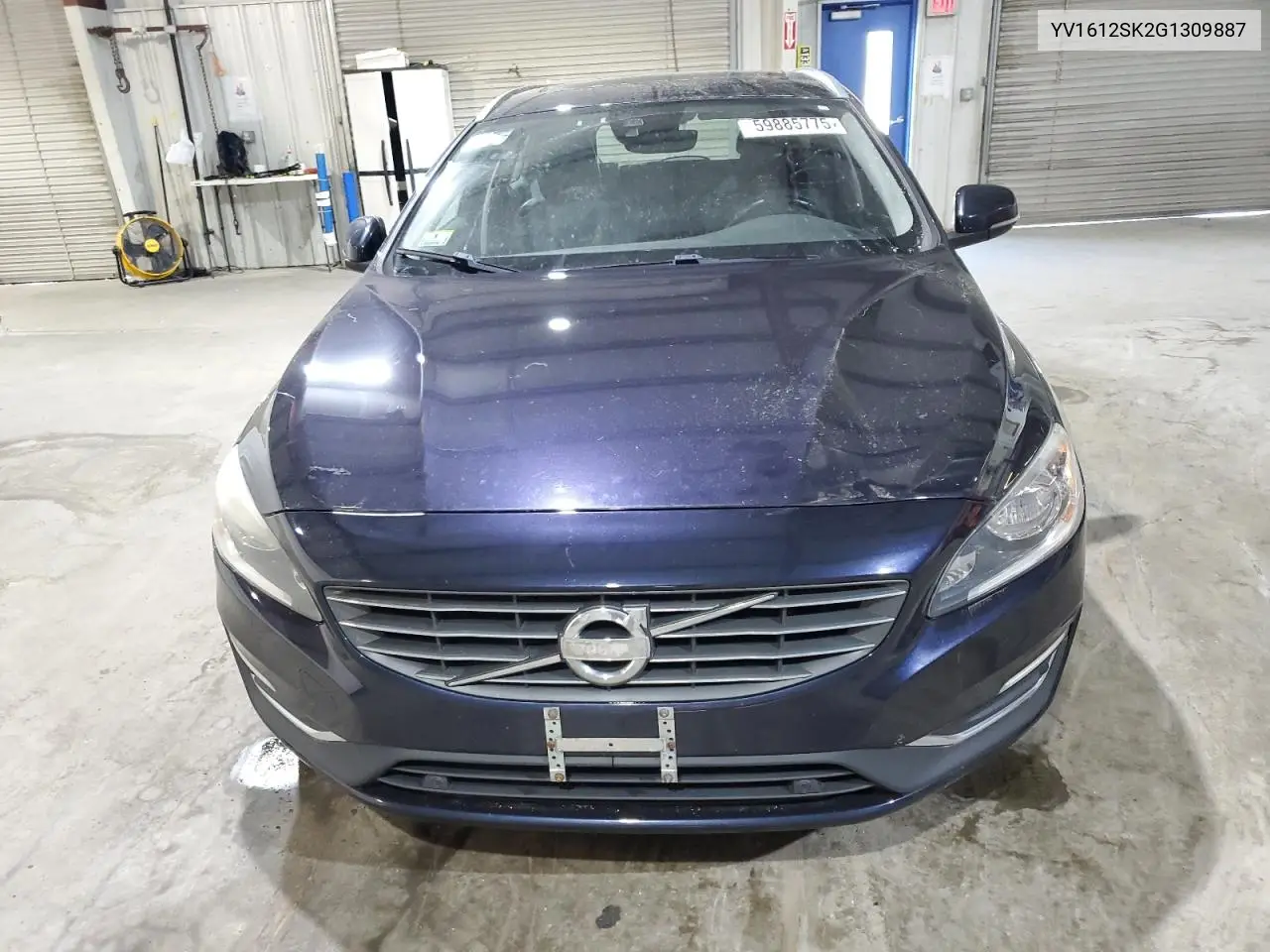 2016 Volvo V60 Premier VIN: YV1612SK2G1309887 Lot: 59885775