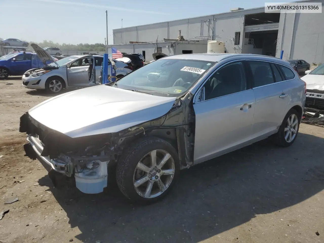 2016 Volvo V60 T5 Premier VIN: YV140MEK2G1315366 Lot: 61900905