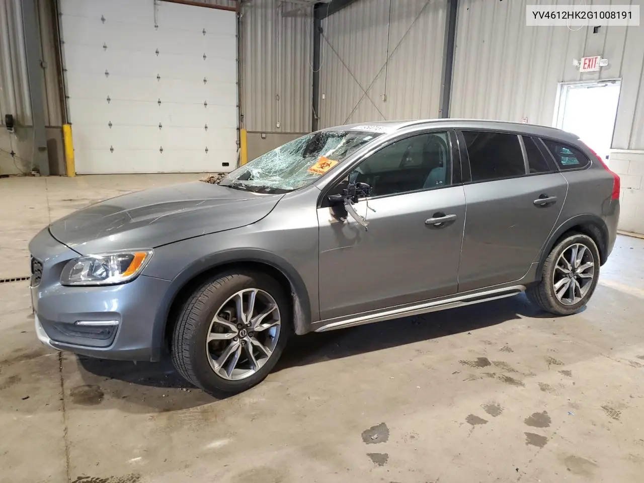 2016 Volvo V60 Cross Country Premier VIN: YV4612HK2G1008191 Lot: 61950015