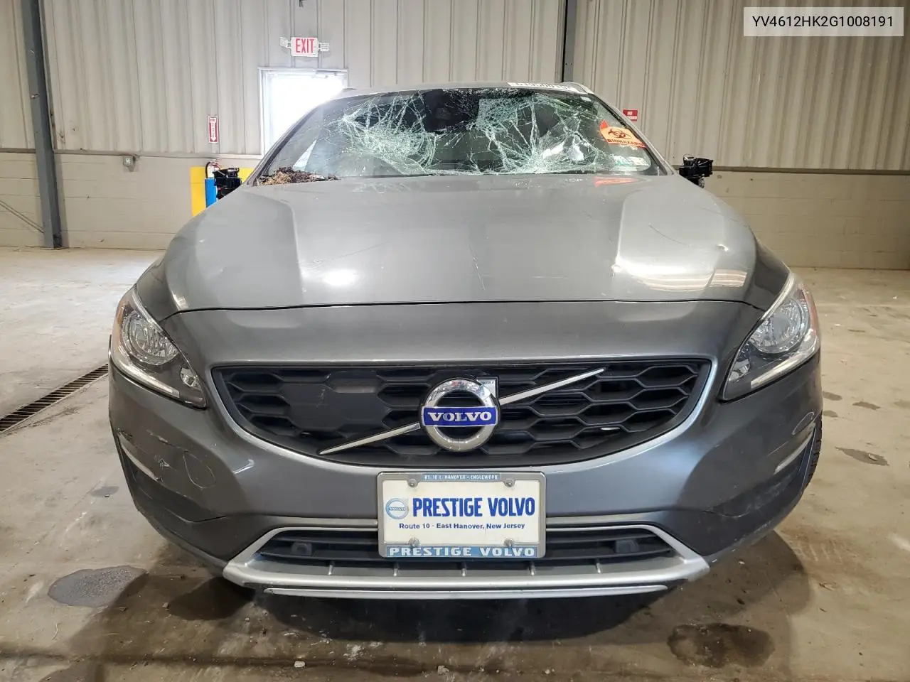 2016 Volvo V60 Cross Country Premier VIN: YV4612HK2G1008191 Lot: 61950015