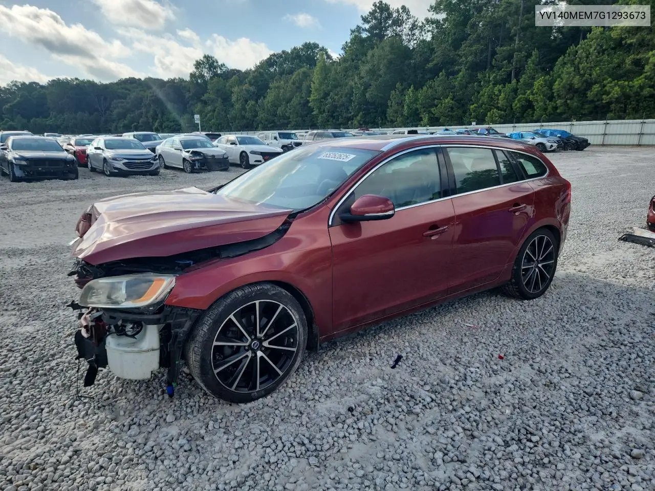 2016 Volvo V60 T5 Platinum VIN: YV140MEM7G1293673 Lot: 65252625