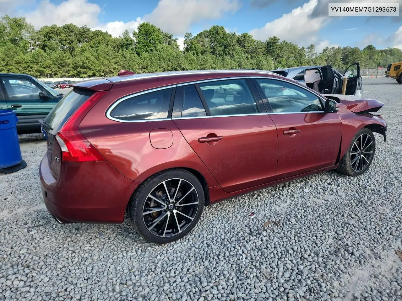 2016 Volvo V60 T5 Platinum VIN: YV140MEM7G1293673 Lot: 65252625