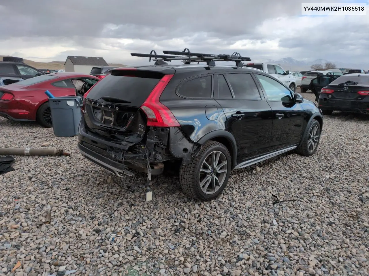 2017 Volvo V60 Cross Country Premier VIN: YV440MWK2H1036518 Lot: 44070455