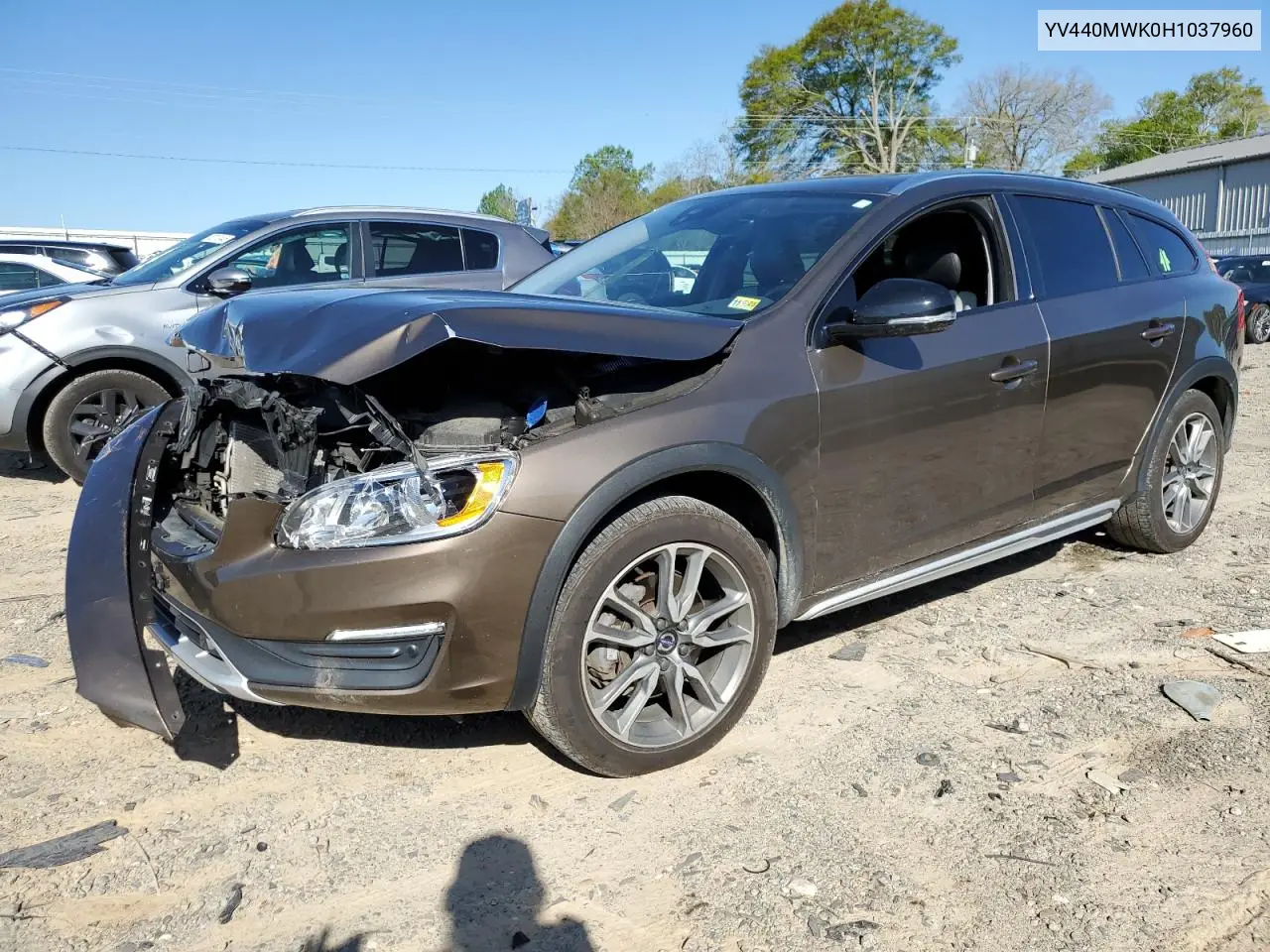 2017 Volvo V60 Cross Country Premier VIN: YV440MWK0H1037960 Lot: 53496245