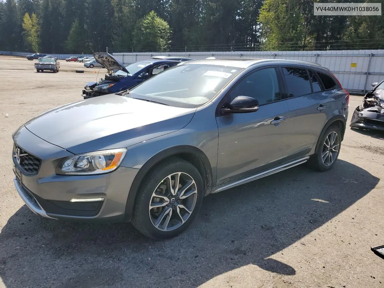 2017 Volvo V60 Cross Country Premier VIN: YV440MWK0H1038056 Lot: 54550455