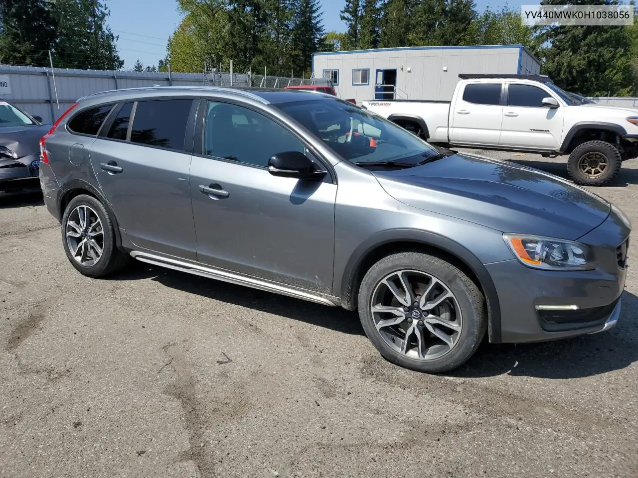 2017 Volvo V60 Cross Country Premier VIN: YV440MWK0H1038056 Lot: 54550455