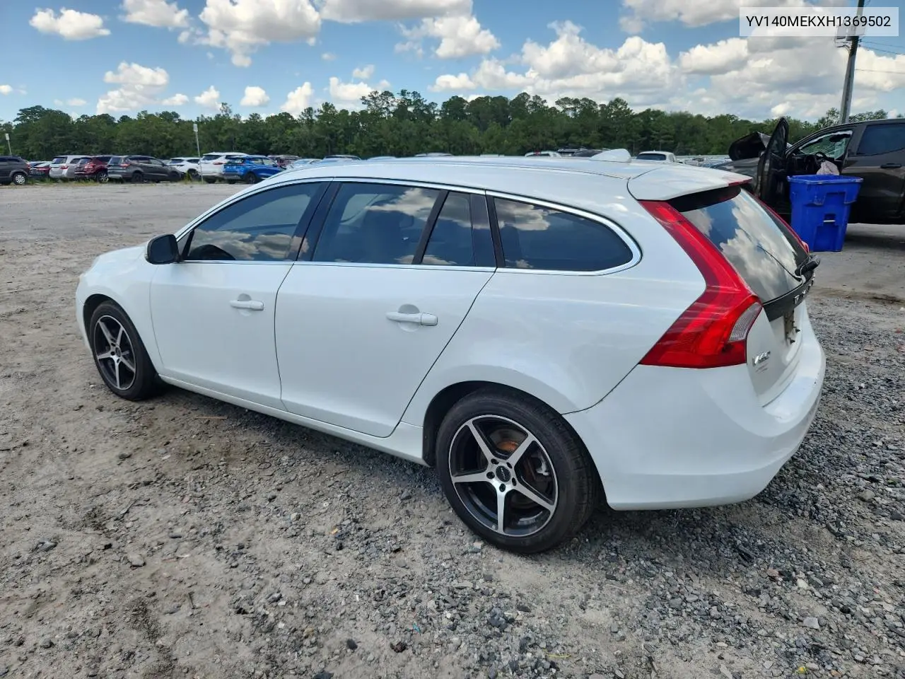2017 Volvo V60 T5 Premier VIN: YV140MEKXH1369502 Lot: 61730385