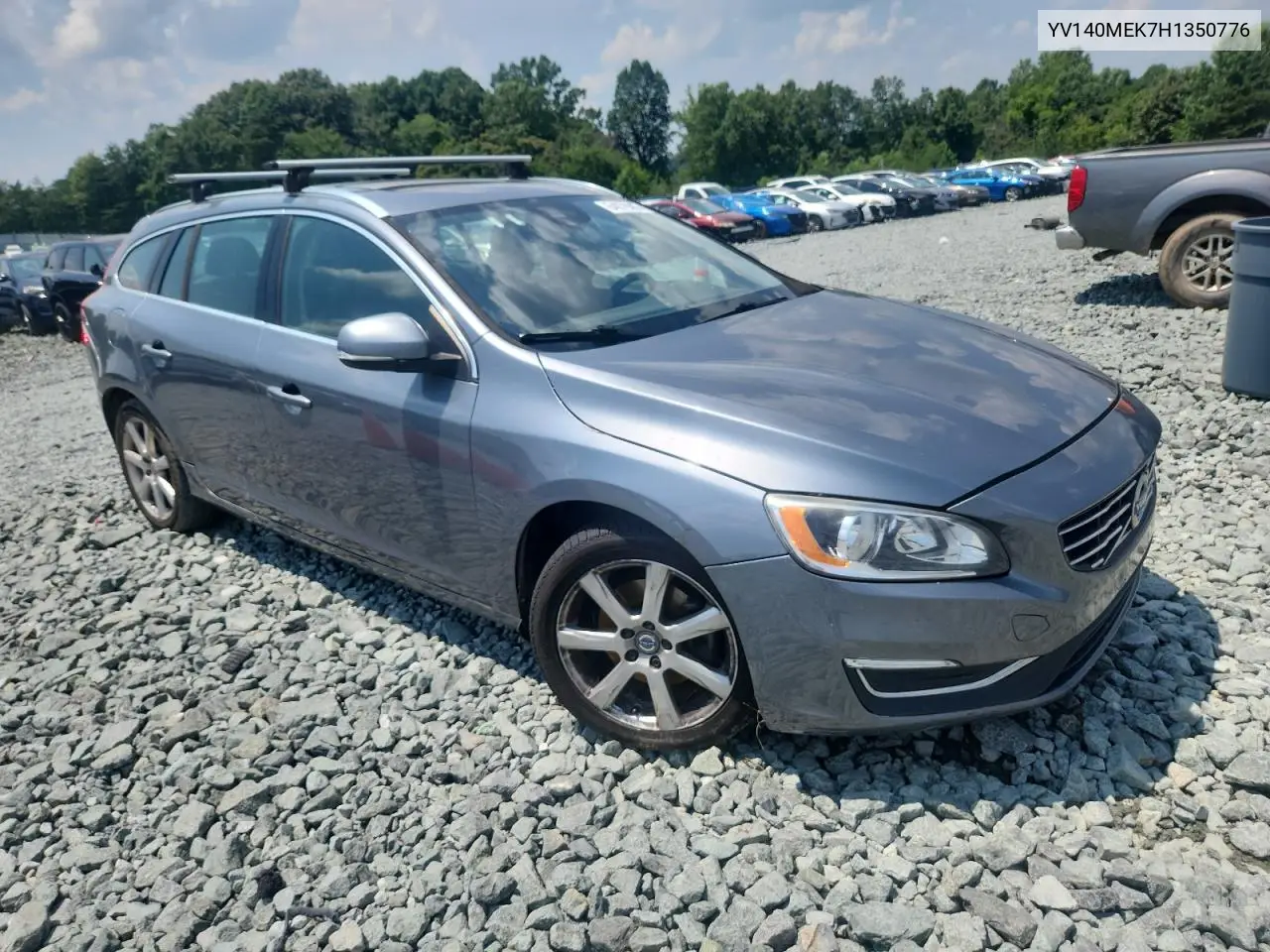 2017 Volvo V60 T5 Premier VIN: YV140MEK7H1350776 Lot: 64079065