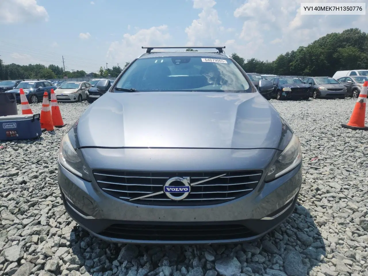 2017 Volvo V60 T5 Premier VIN: YV140MEK7H1350776 Lot: 64079065