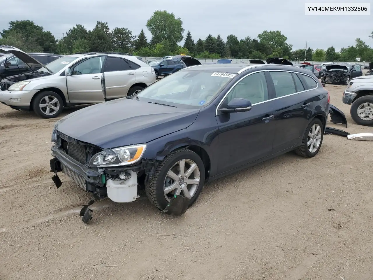 2017 Volvo V60 T5 Premier VIN: YV140MEK9H1332506 Lot: 64794385