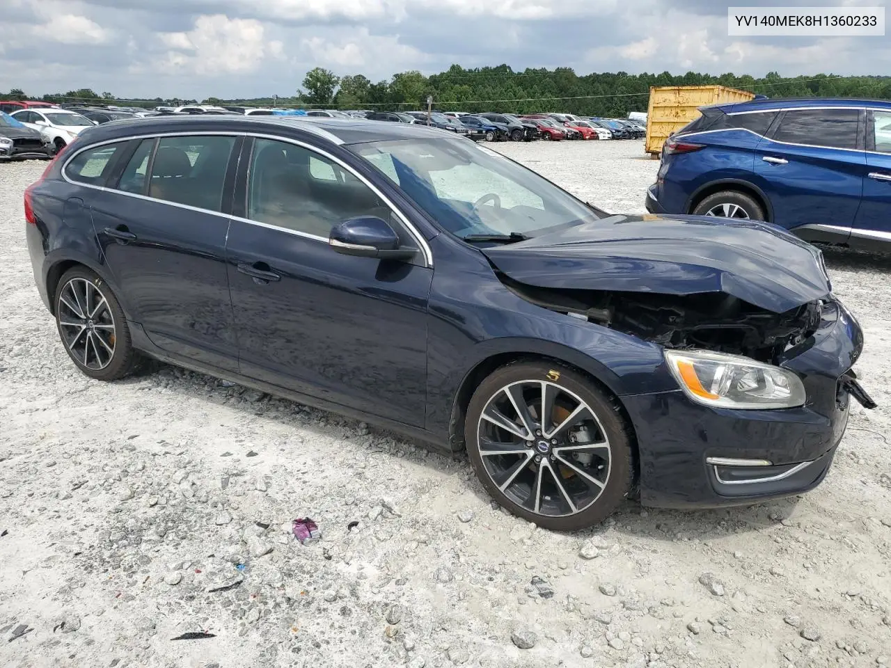 2017 Volvo V60 T5 Premier VIN: YV140MEK8H1360233 Lot: 65521015