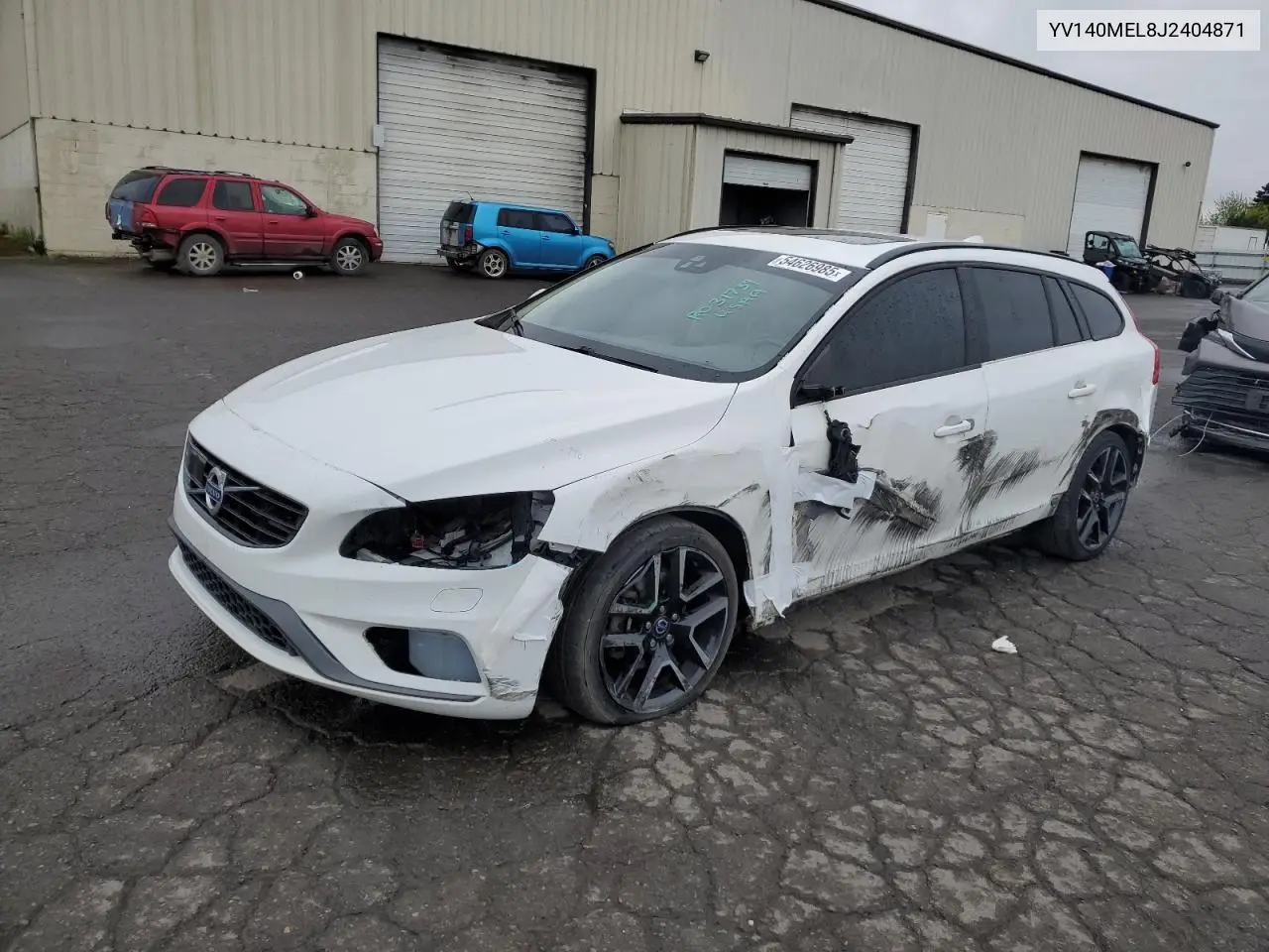 2018 Volvo V60 T5 Dynamic VIN: YV140MEL8J2404871 Lot: 54626985