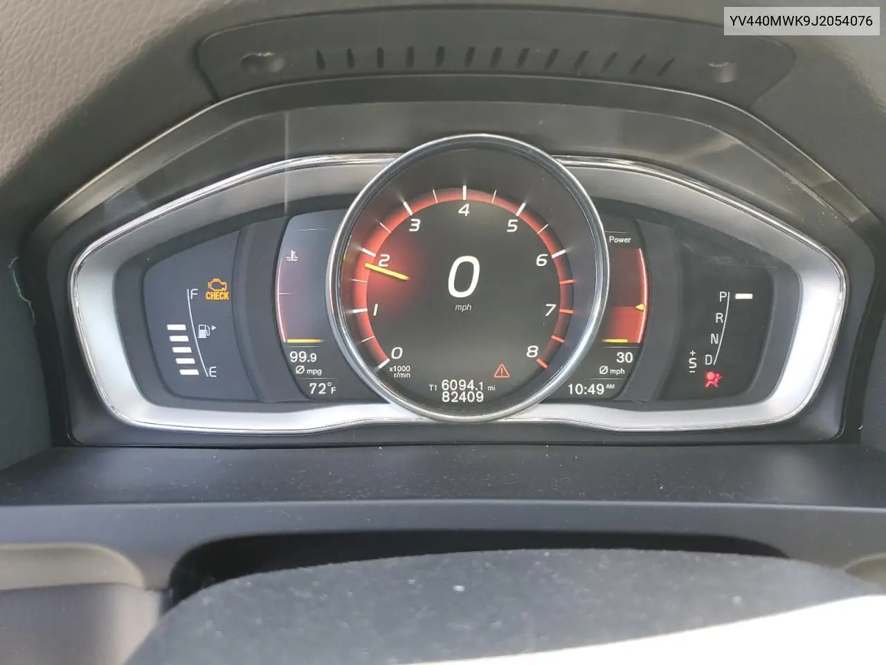 2018 Volvo V60 Cross Country Premier VIN: YV440MWK9J2054076 Lot: 59341515