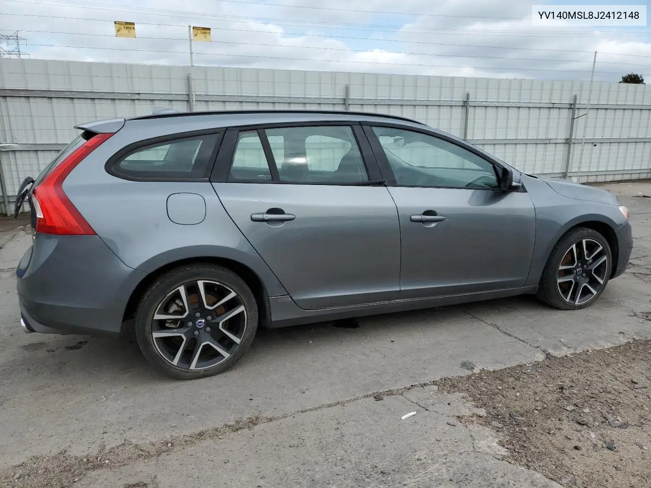2018 Volvo V60 T5 Dynamic VIN: YV140MSL8J2412148 Lot: 59713895