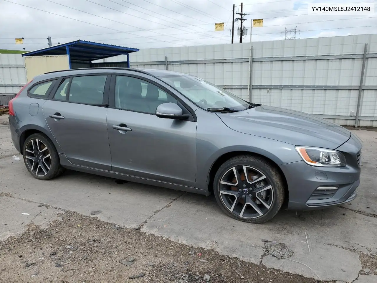 2018 Volvo V60 T5 Dynamic VIN: YV140MSL8J2412148 Lot: 59713895