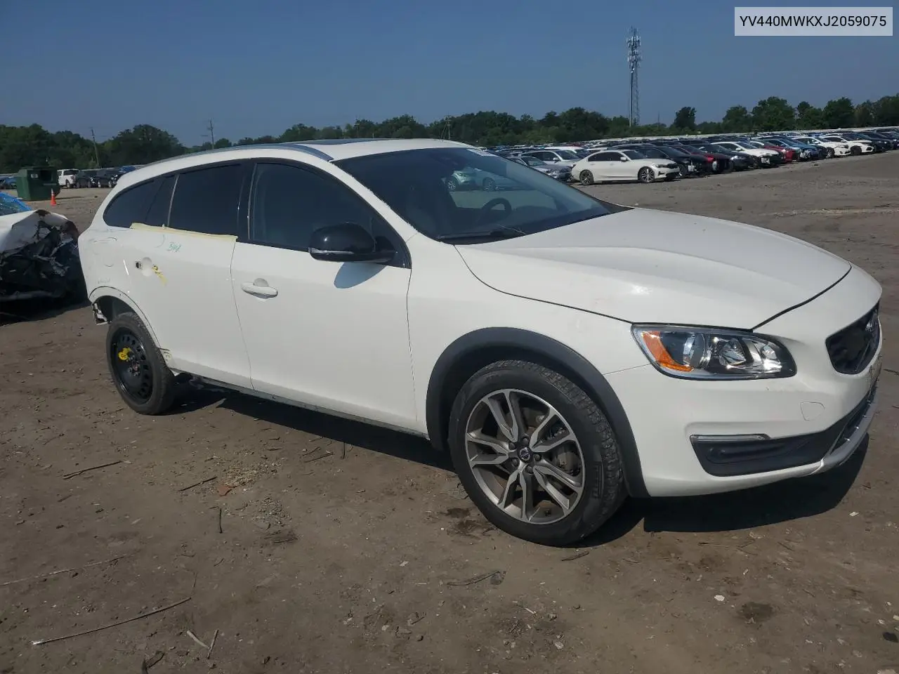 2018 Volvo V60 Cross Country Premier VIN: YV440MWKXJ2059075 Lot: 60654775