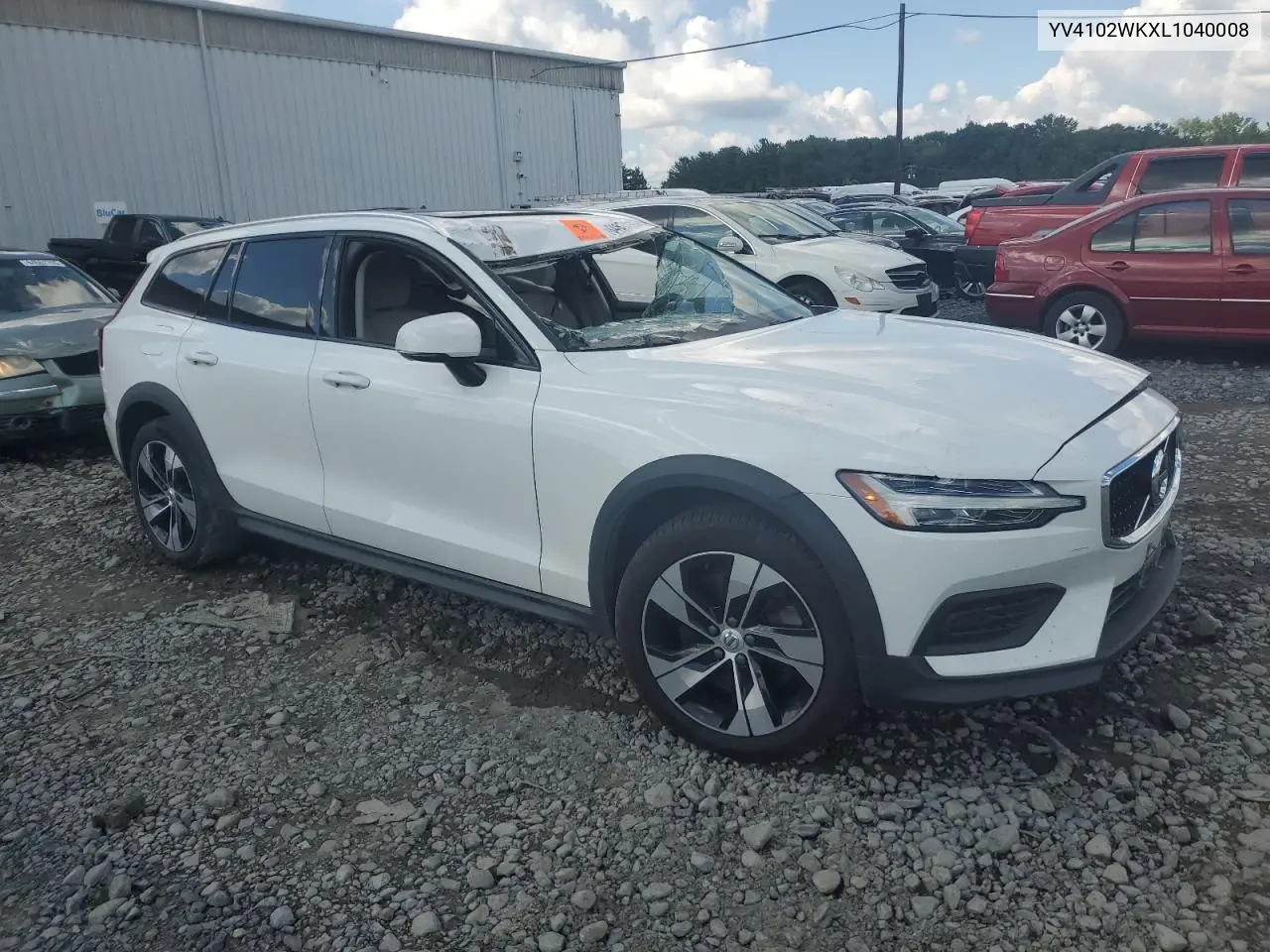 2020 Volvo V60 Cross Country T5 Momentum VIN: YV4102WKXL1040008 Lot: 64828355