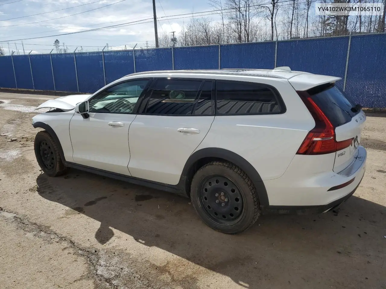 2021 Volvo V60 Cross Country T5 Momentum VIN: YV4102WK3M1065110 Lot: 49834295