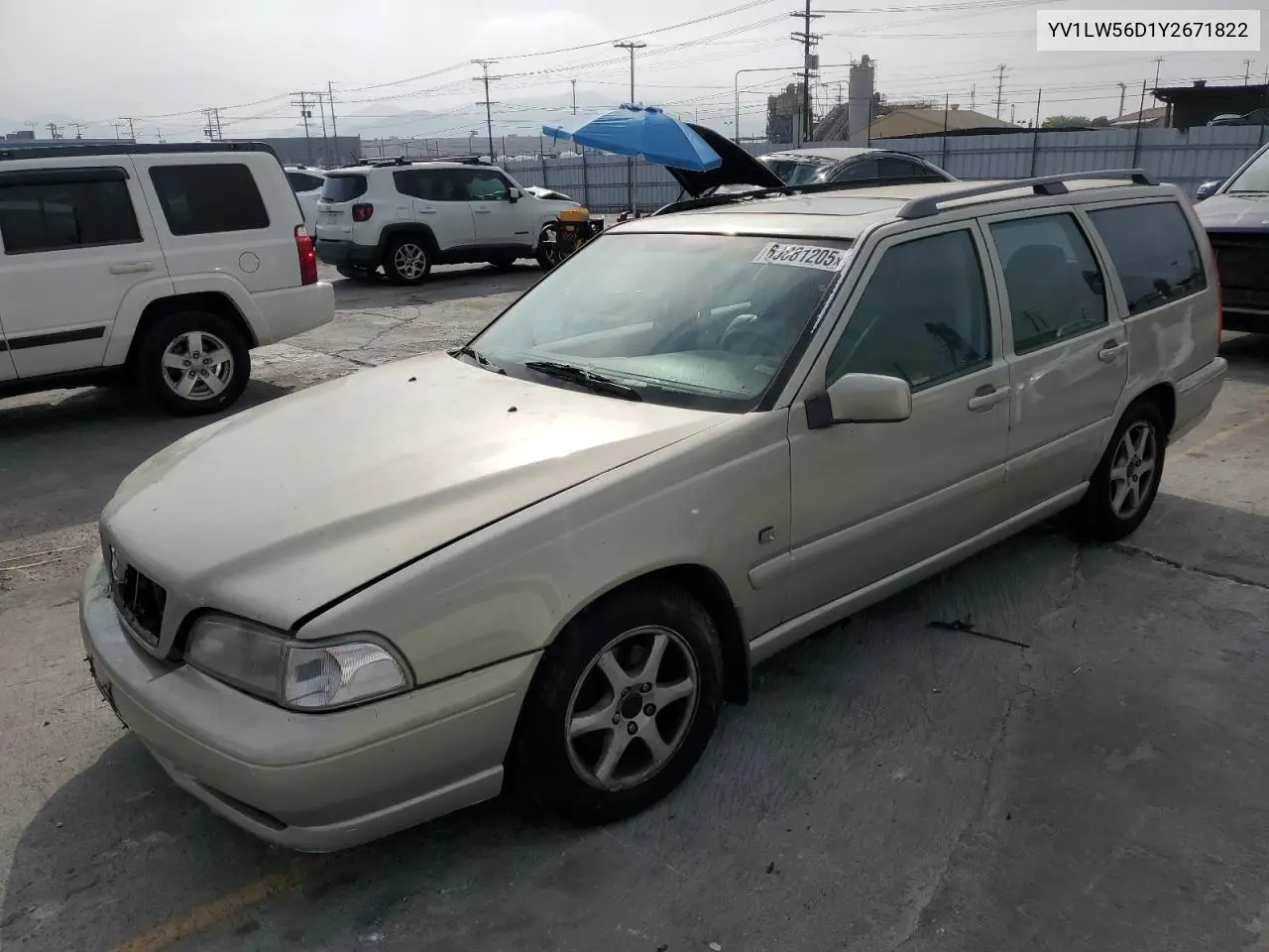 2000 Volvo V70 Glt VIN: YV1LW56D1Y2671822 Lot: 60881205