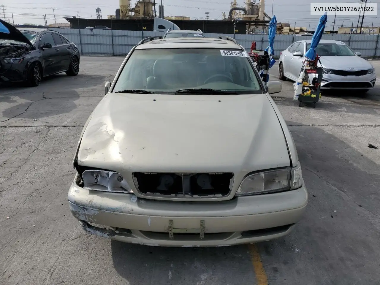 2000 Volvo V70 Glt VIN: YV1LW56D1Y2671822 Lot: 60881205