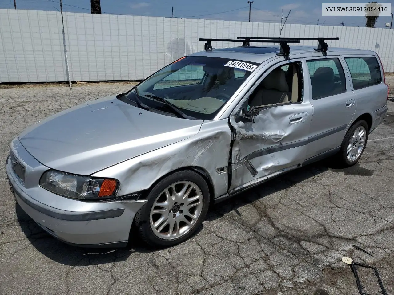 2001 Volvo V70 T5 Turbo VIN: YV1SW53D912054416 Lot: 54741245