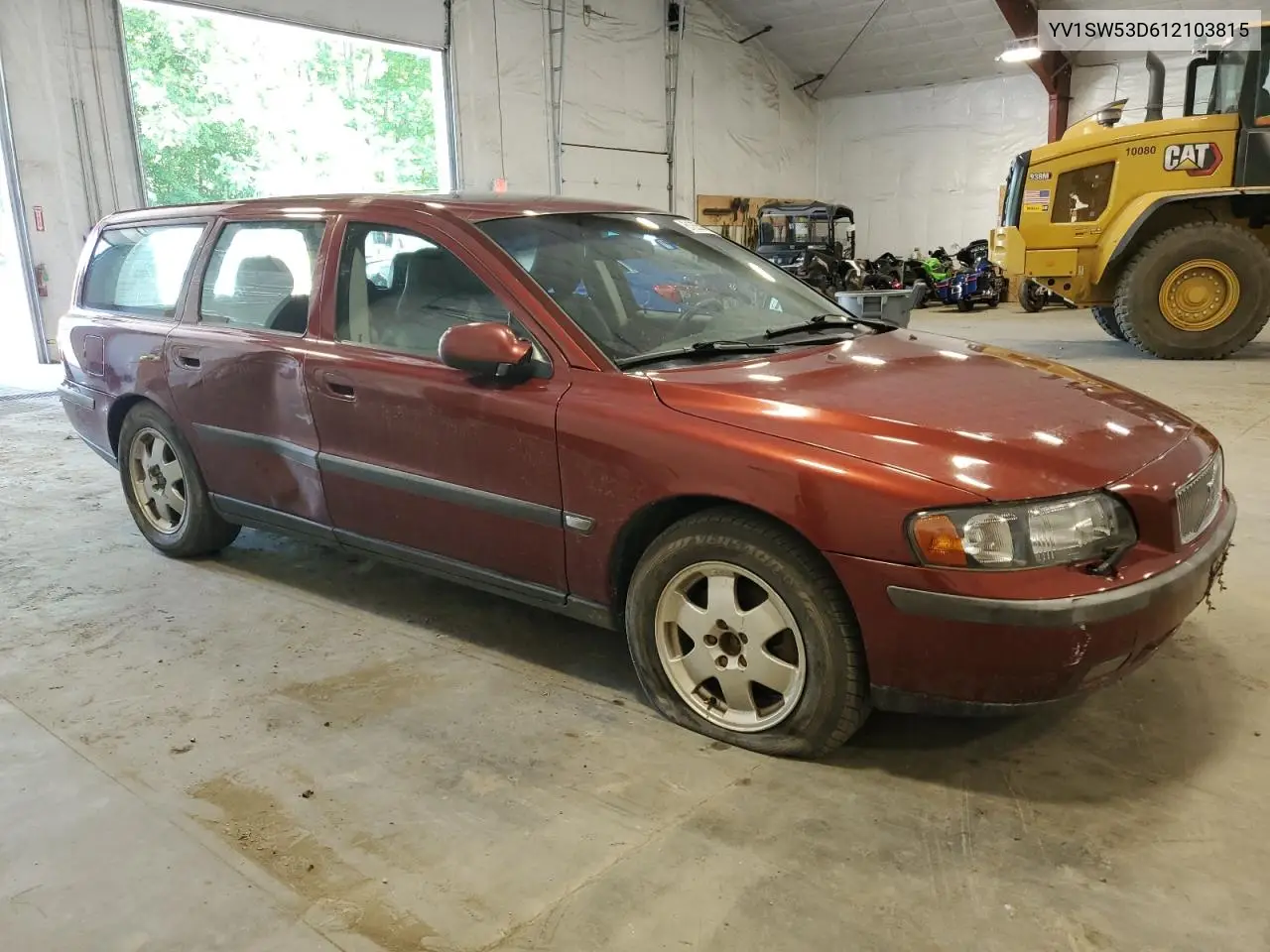 2001 Volvo V70 T5 Turbo VIN: YV1SW53D612103815 Lot: 61205855