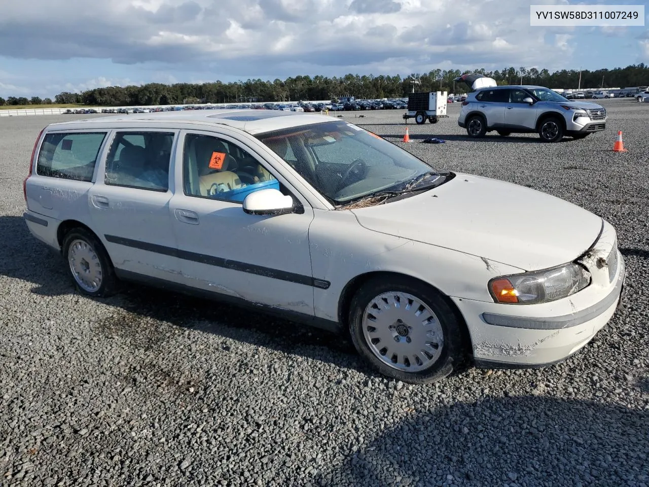 2001 Volvo V70 2.4T VIN: YV1SW58D311007249 Lot: 77267834