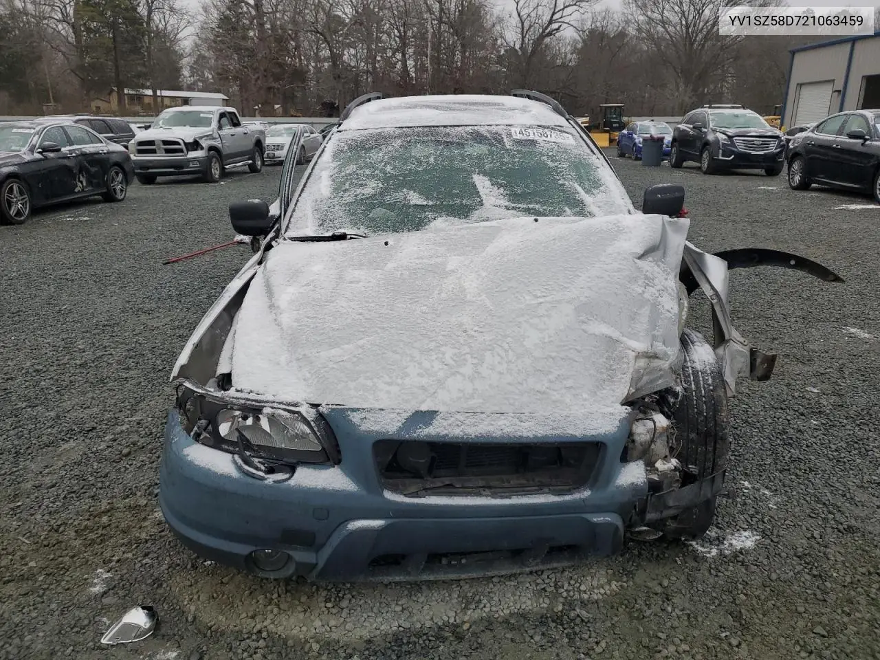 2002 Volvo V70 Xc VIN: YV1SZ58D721063459 Lot: 45158735
