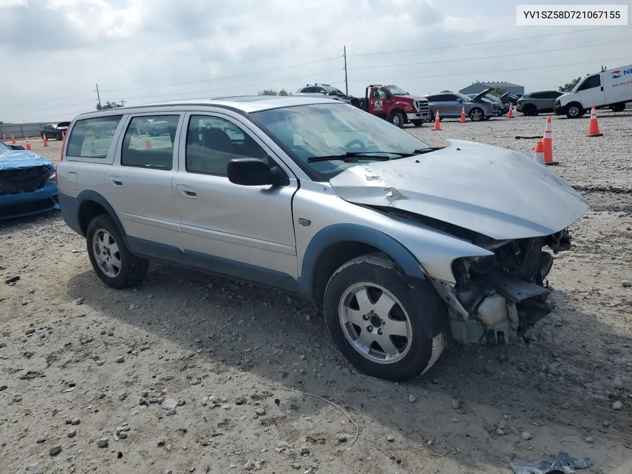 2002 Volvo V70 Xc VIN: YV1SZ58D721067155 Lot: 54969315