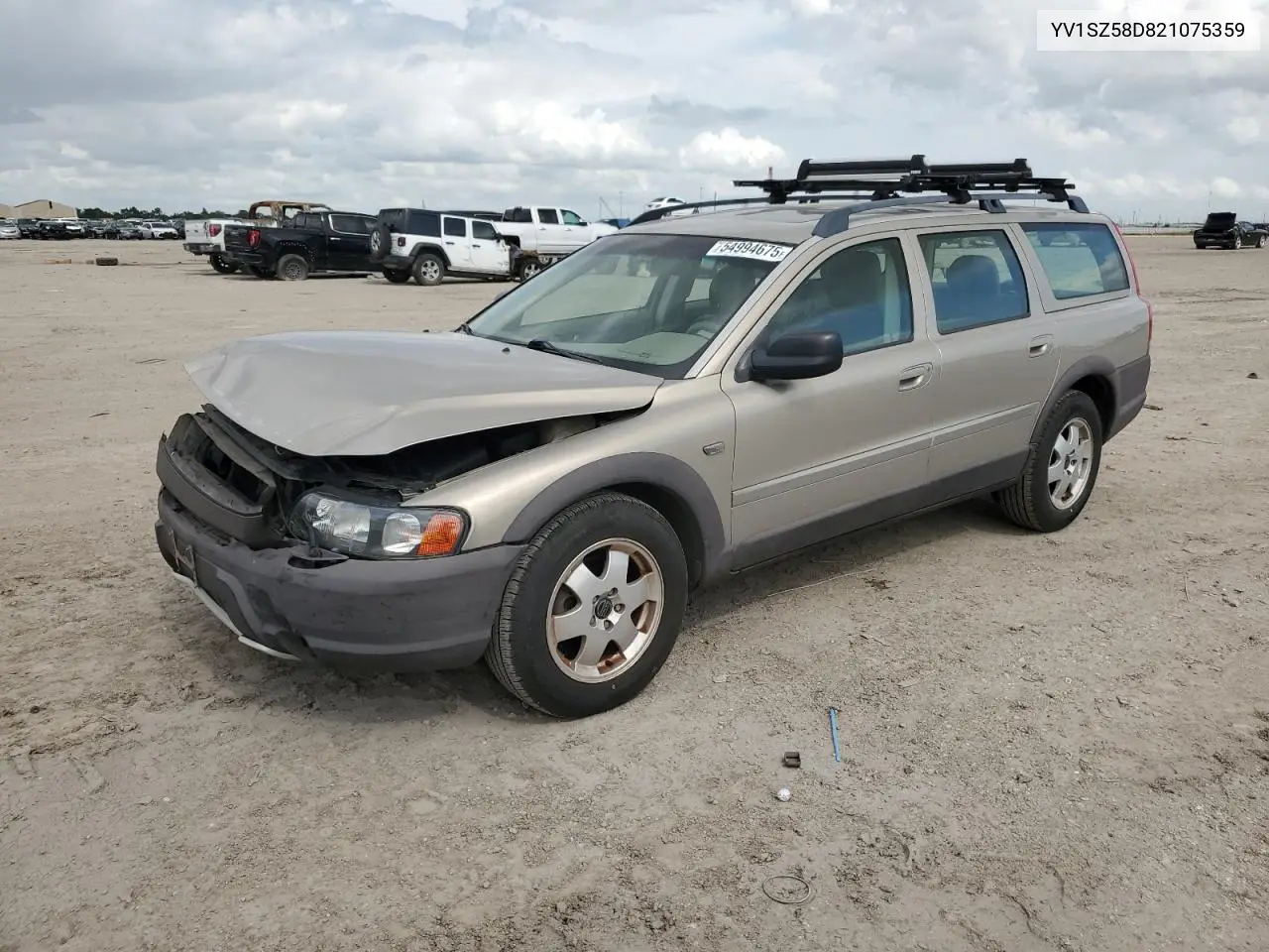 2002 Volvo V70 Xc VIN: YV1SZ58D821075359 Lot: 54994675