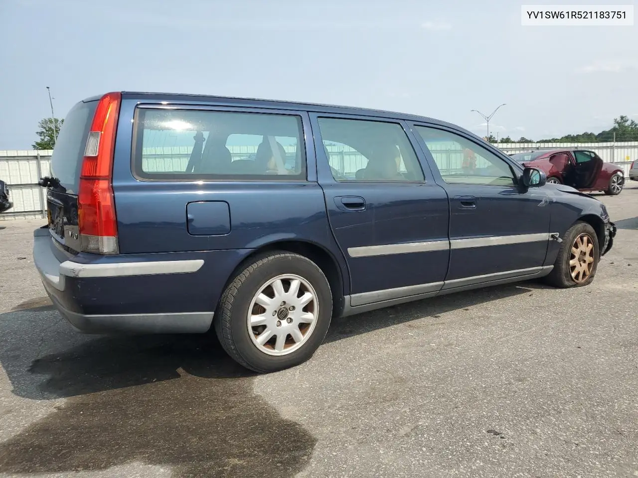 2002 Volvo V70 VIN: YV1SW61R521183751 Lot: 59668785