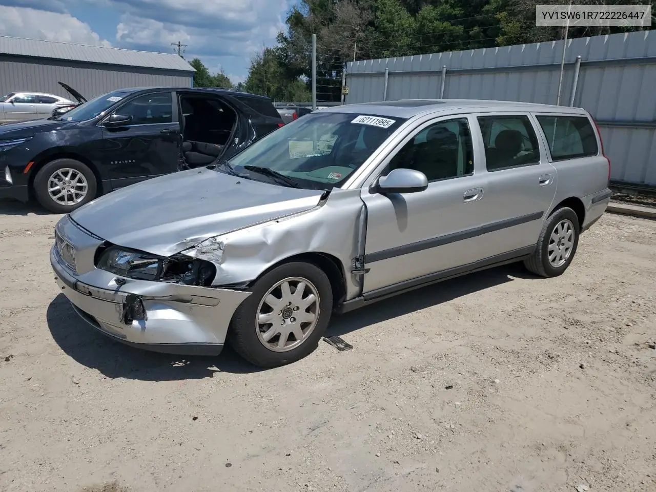 2002 Volvo V70 VIN: YV1SW61R722226447 Lot: 62111995