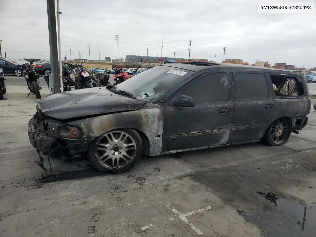 2003 Volvo V70 2.4T VIN: YV1SW58D532320493 Lot: 53873535