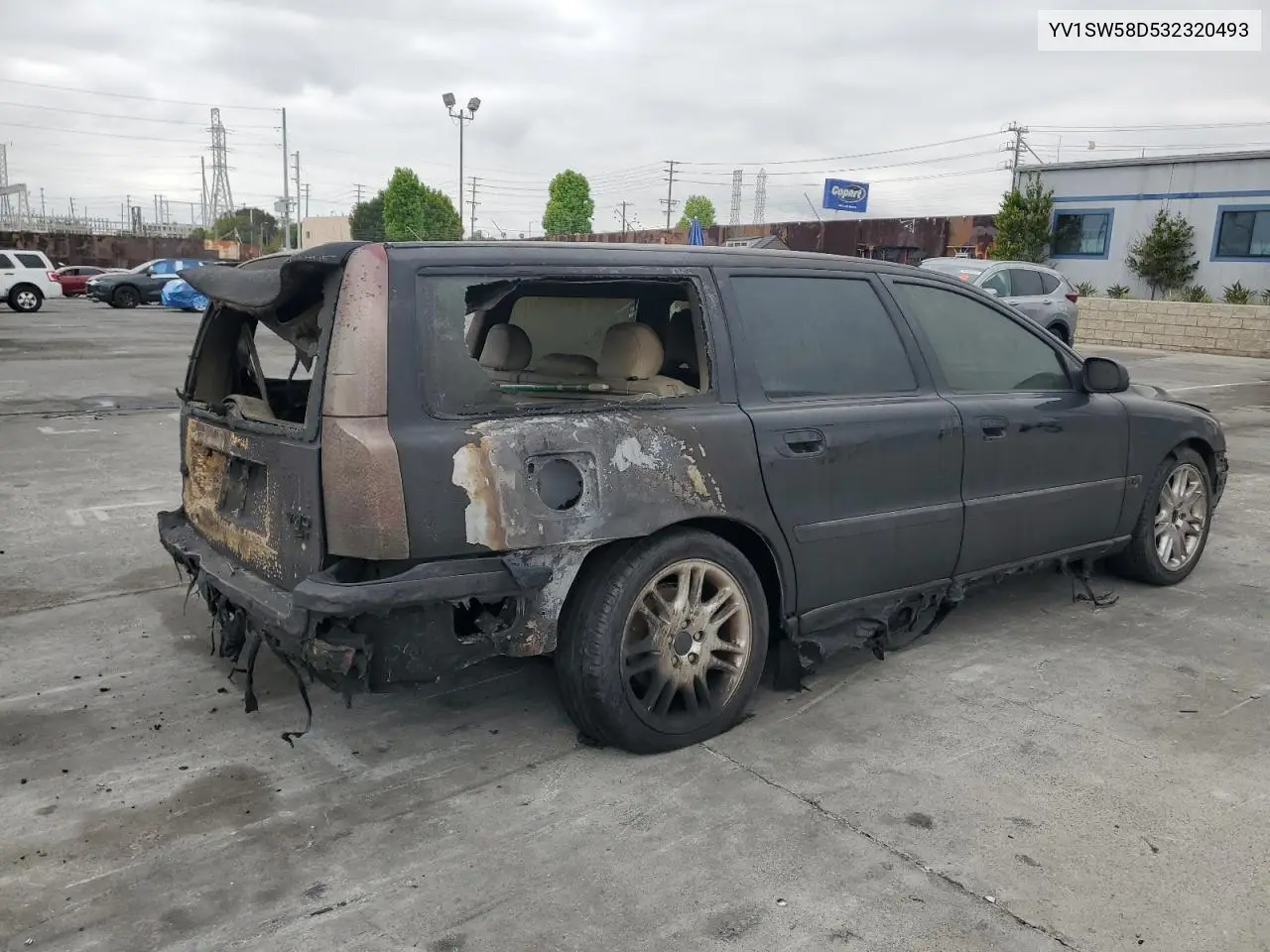2003 Volvo V70 2.4T VIN: YV1SW58D532320493 Lot: 53873535