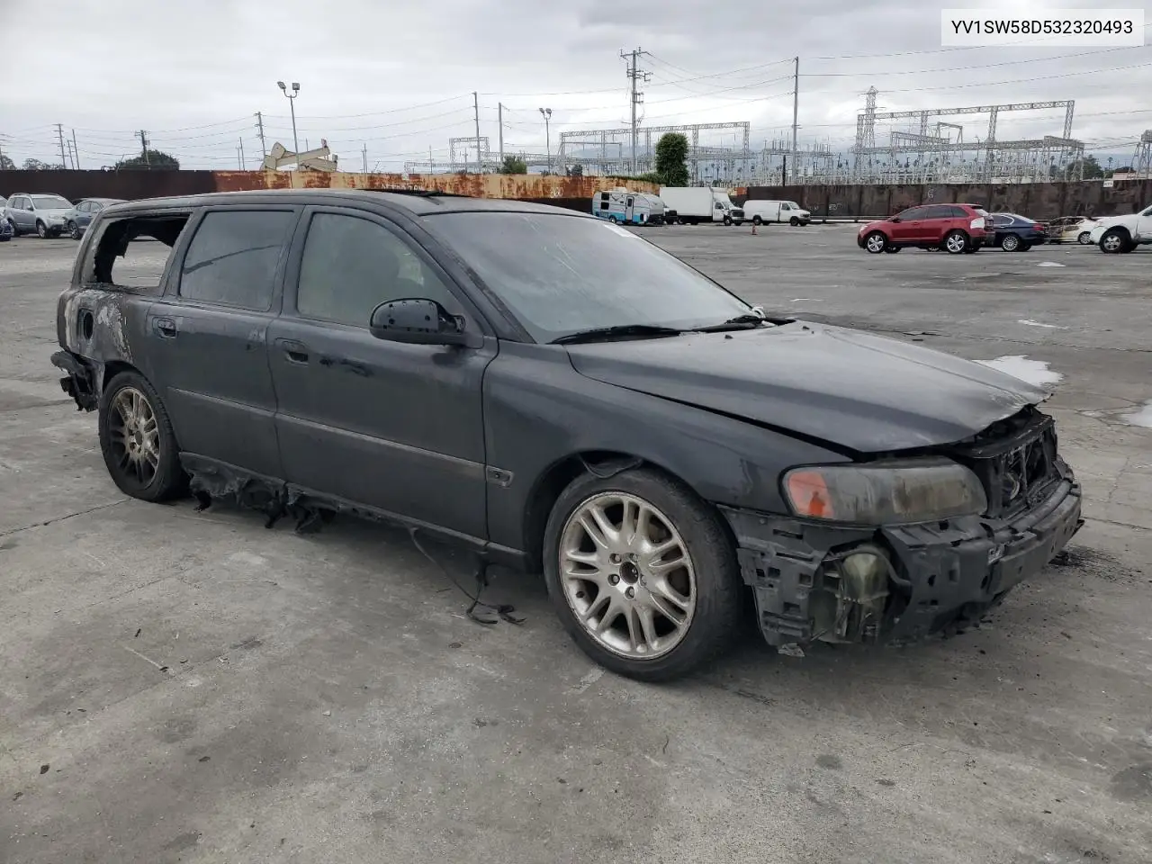 2003 Volvo V70 2.4T VIN: YV1SW58D532320493 Lot: 53873535