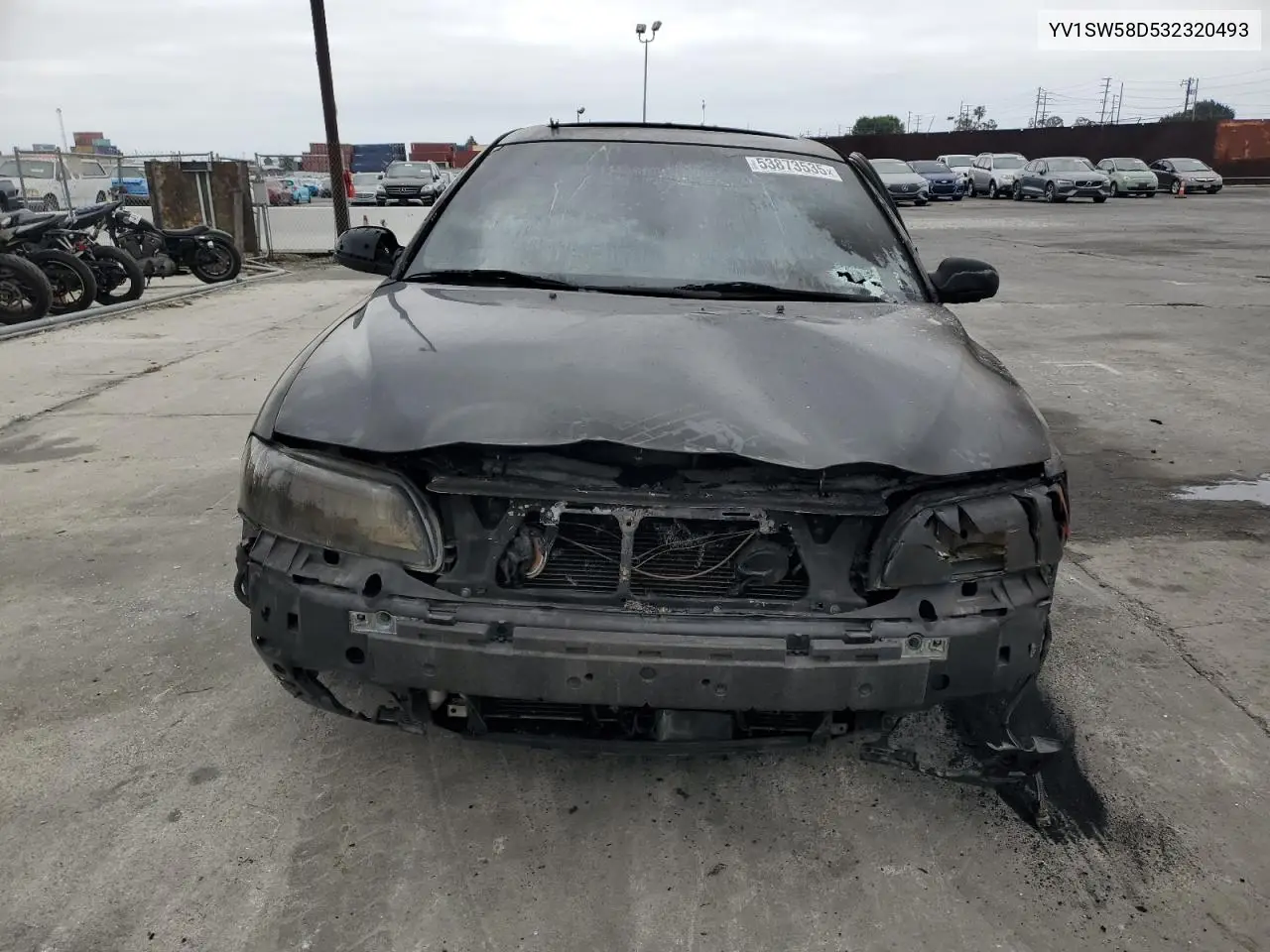 2003 Volvo V70 2.4T VIN: YV1SW58D532320493 Lot: 53873535