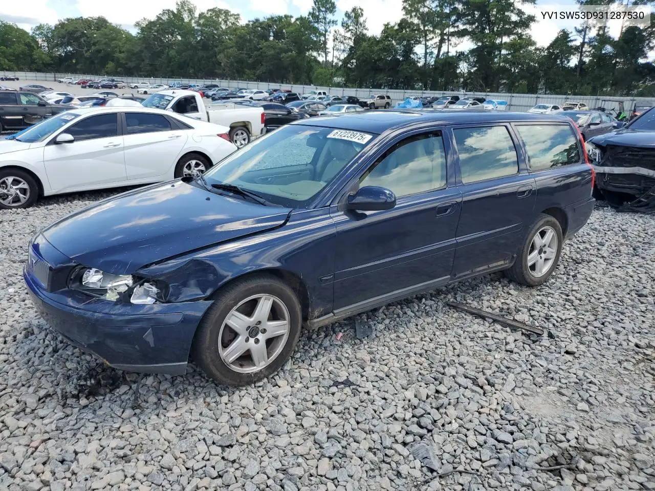 2003 Volvo V70 T5 Turbo VIN: YV1SW53D931287530 Lot: 61223975
