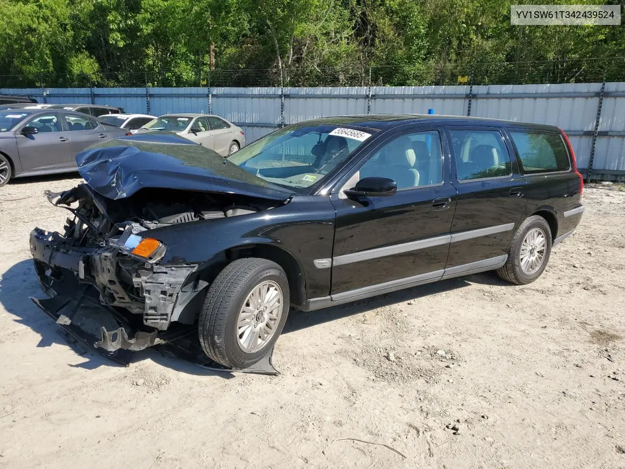 2004 Volvo V70 VIN: YV1SW61T342439524 Lot: 55645685