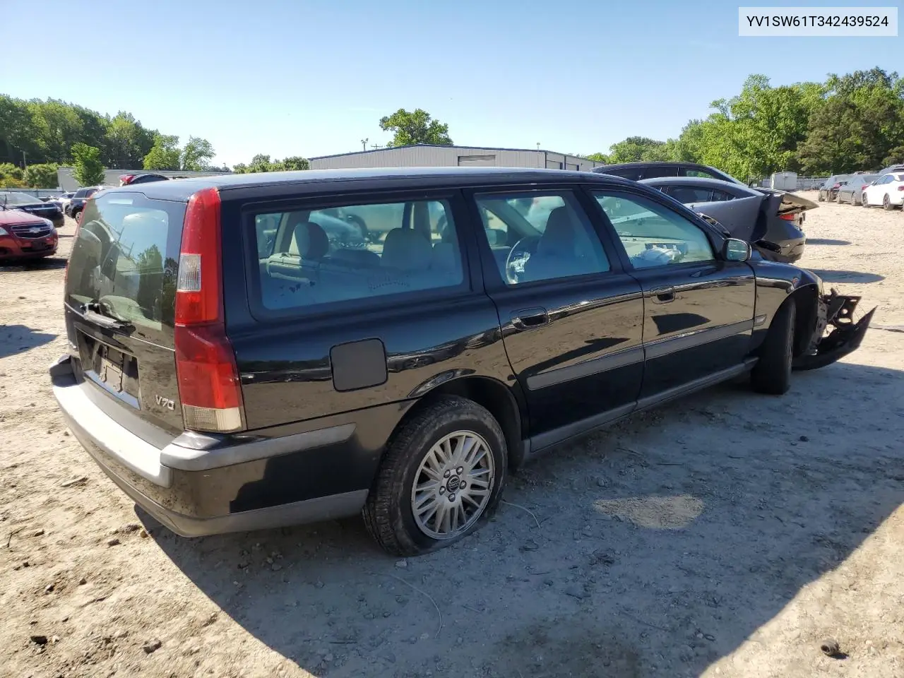 2004 Volvo V70 VIN: YV1SW61T342439524 Lot: 55645685