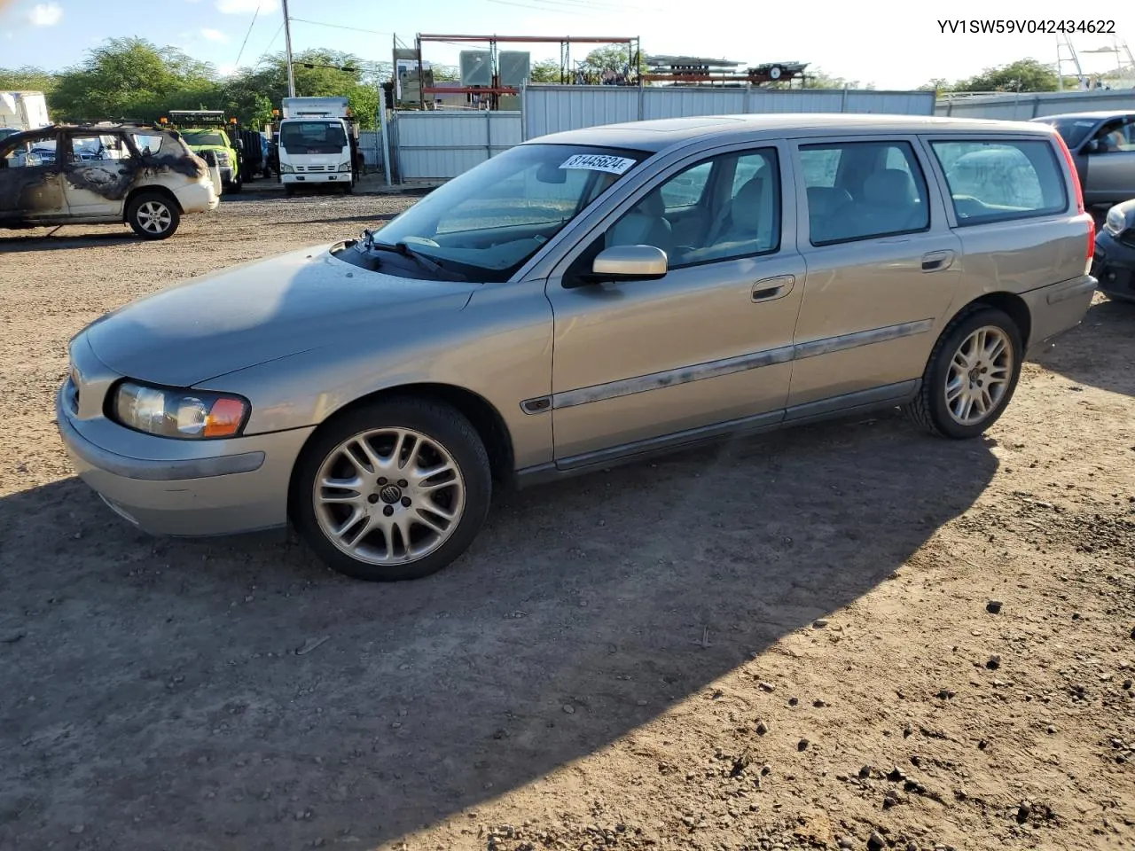 2004 Volvo V70 Fwd VIN: YV1SW59V042434622 Lot: 81445624