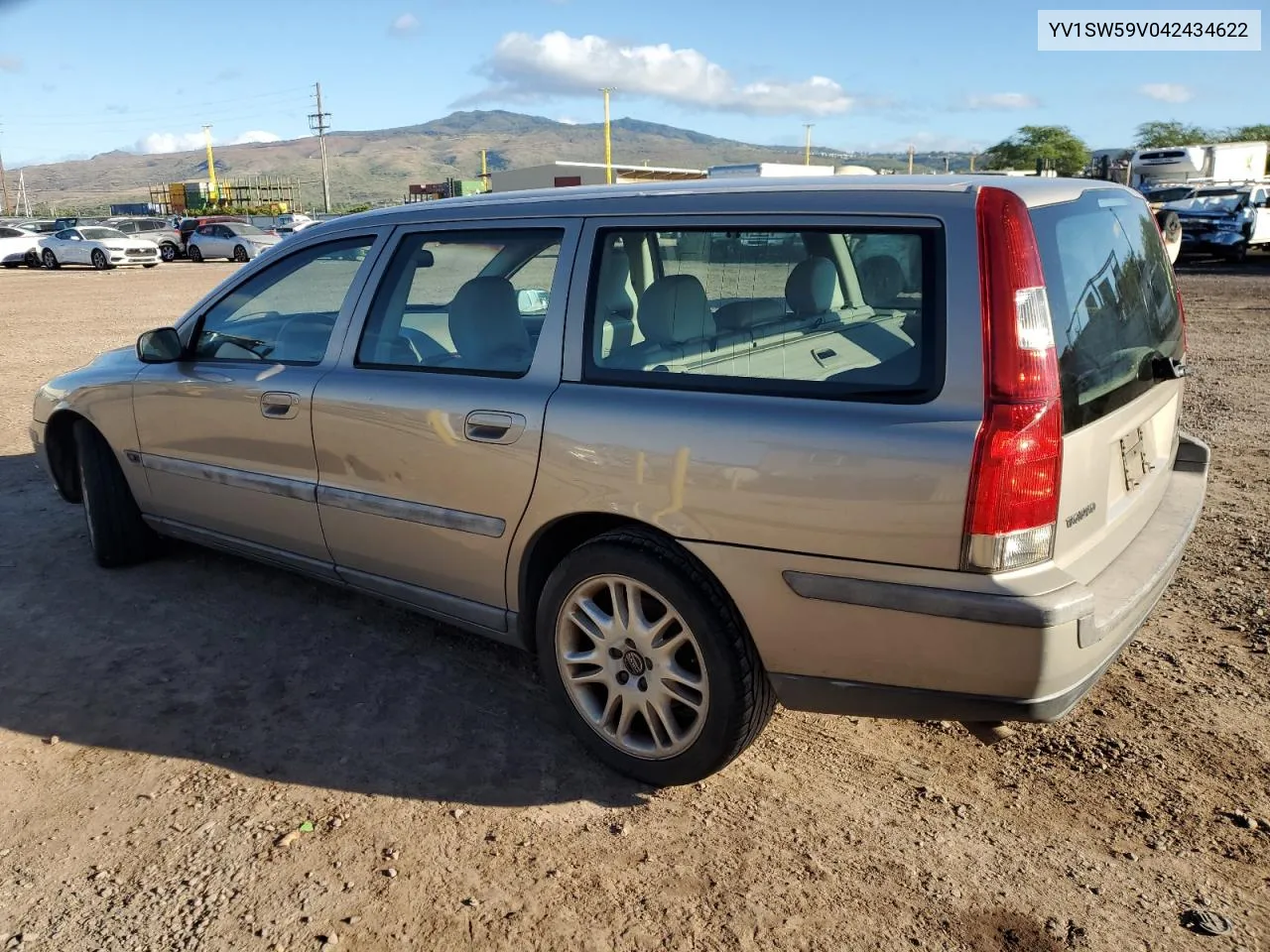 2004 Volvo V70 Fwd VIN: YV1SW59V042434622 Lot: 81445624