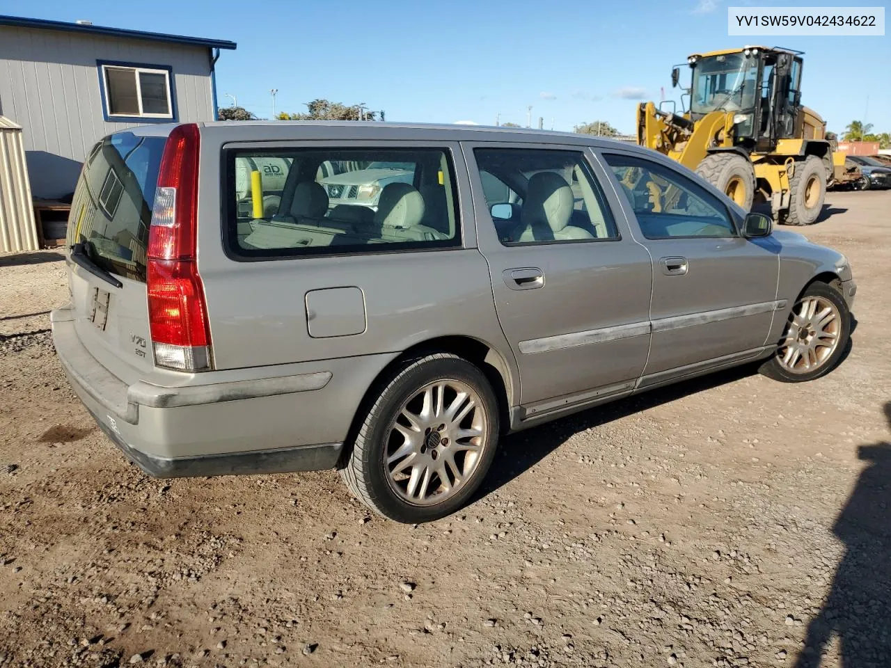 2004 Volvo V70 Fwd VIN: YV1SW59V042434622 Lot: 81445624