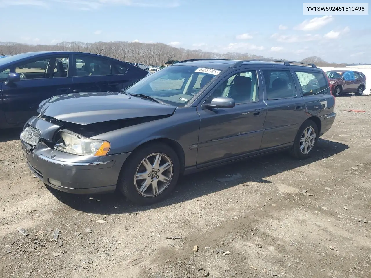 2005 Volvo V70 Fwd VIN: YV1SW592451510498 Lot: 54067205