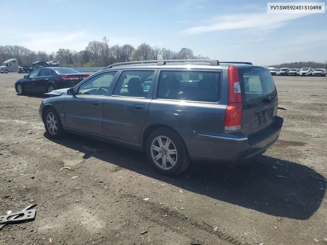 2005 Volvo V70 Fwd VIN: YV1SW592451510498 Lot: 54067205