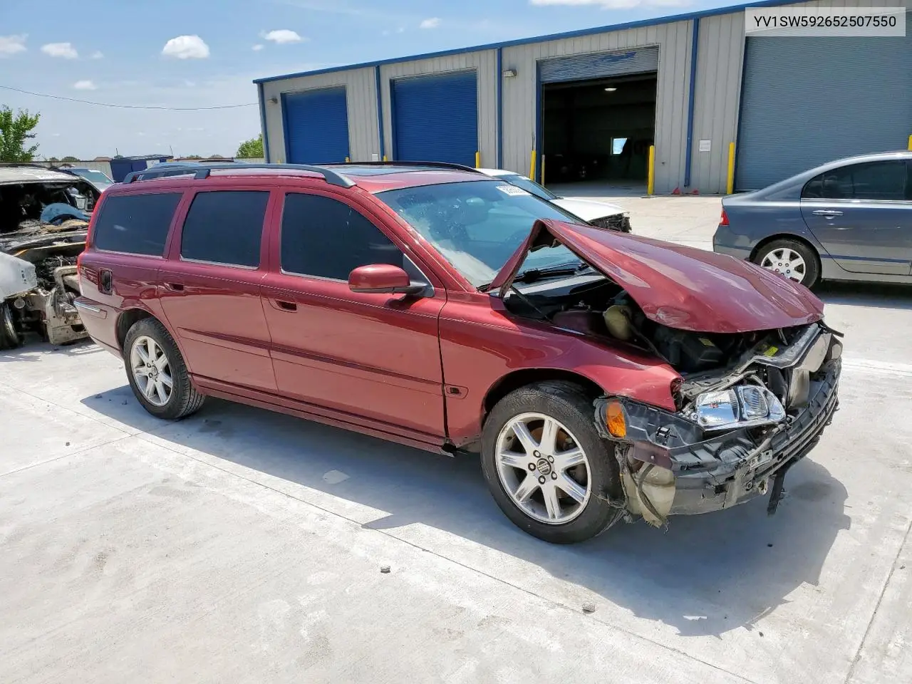 2005 Volvo V70 Fwd VIN: YV1SW592652507550 Lot: 58988325