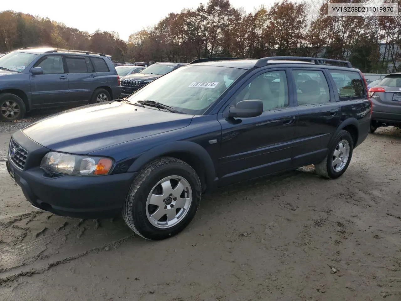 2001 Volvo V70 Xc VIN: YV1SZ58D211019870 Lot: 78700674