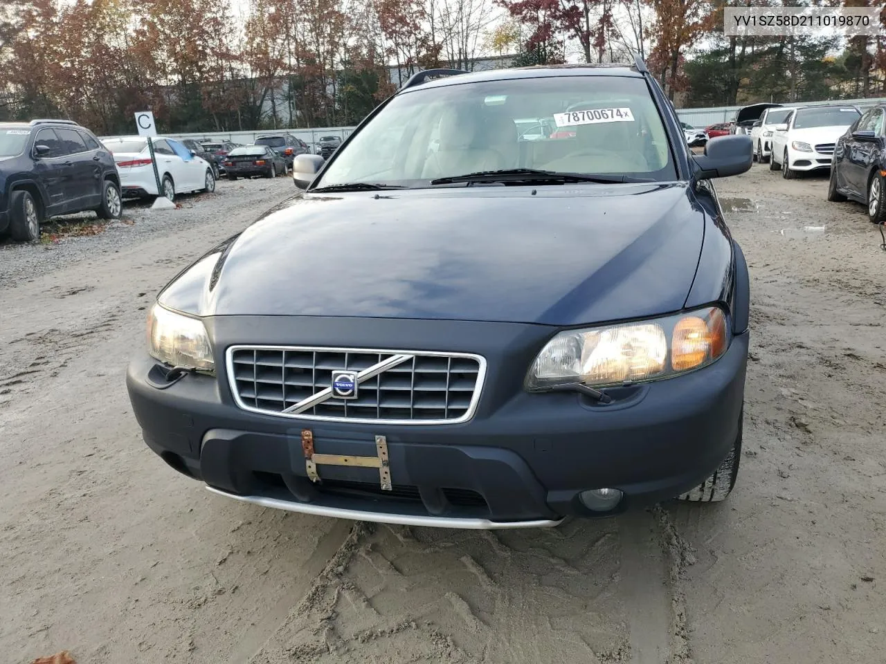 2001 Volvo V70 Xc VIN: YV1SZ58D211019870 Lot: 78700674